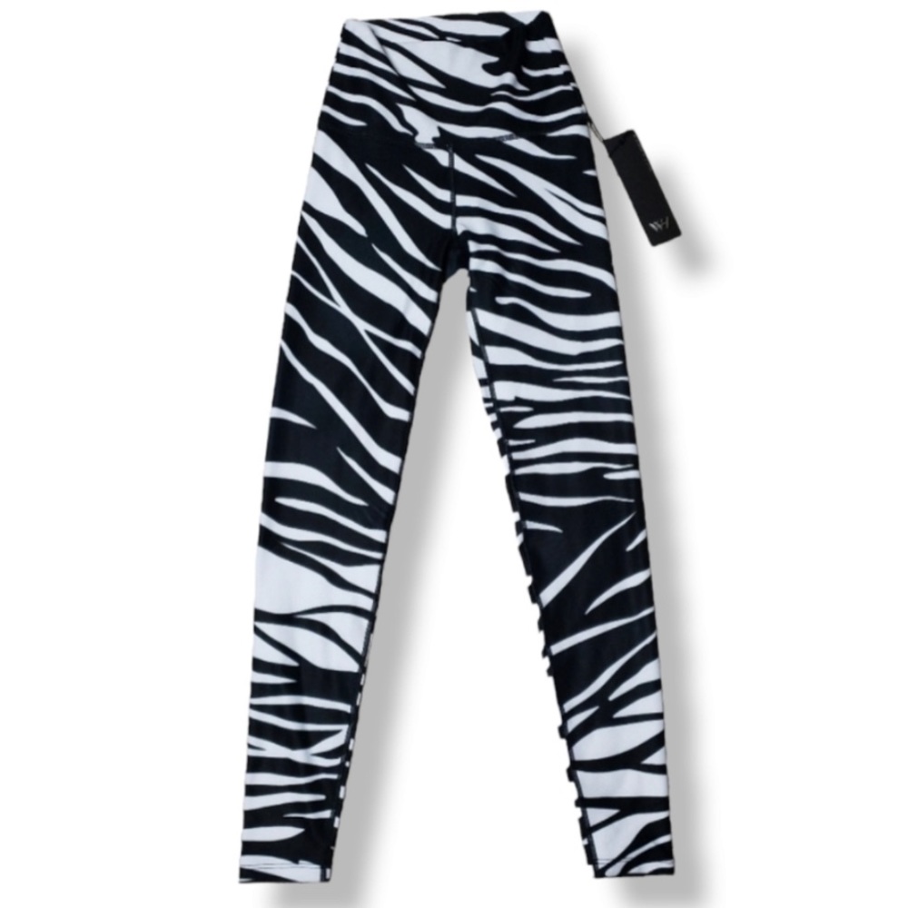 WITH WEAR IT TO HEART High waist legging zebra NWT